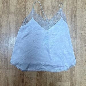 Baby Pink Storia Satin Lace Cami